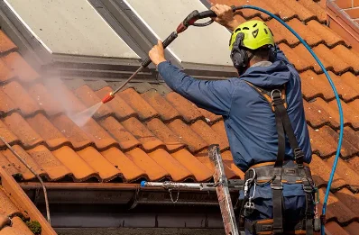 Démoussage et hydrofuge de toiture à Lantillac
